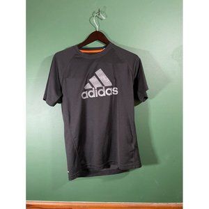 Adidas Climalite - Men's Black Logo Short Sleeve T-Shirt - Size M